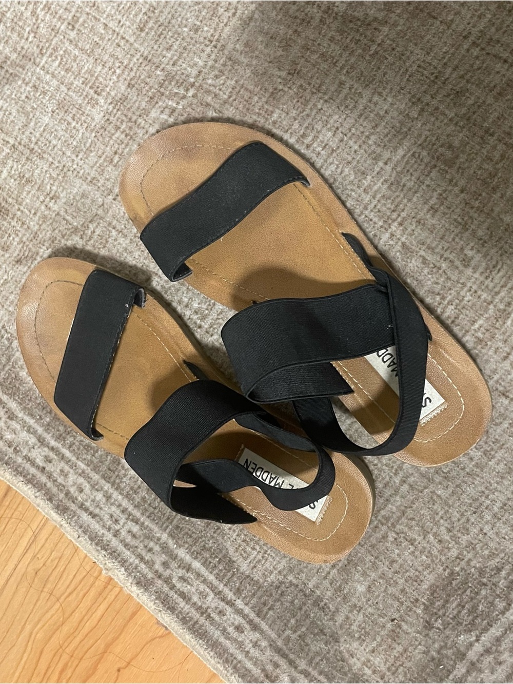 Steve Madden Elastic Straps Sandal 5.5
